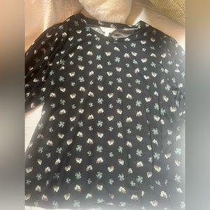 Lauren Conrad LC shirt with puffed sleeve xxl new no tag